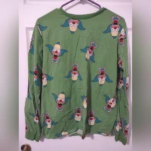 Cakeworthy Simpsons Krusty the Clown Pajama Set size M